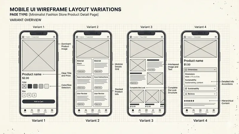 Ux Low Fidelity Wireframes