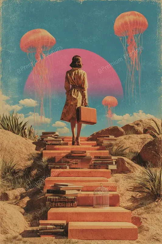 Vintage Surreal Poster Covers
