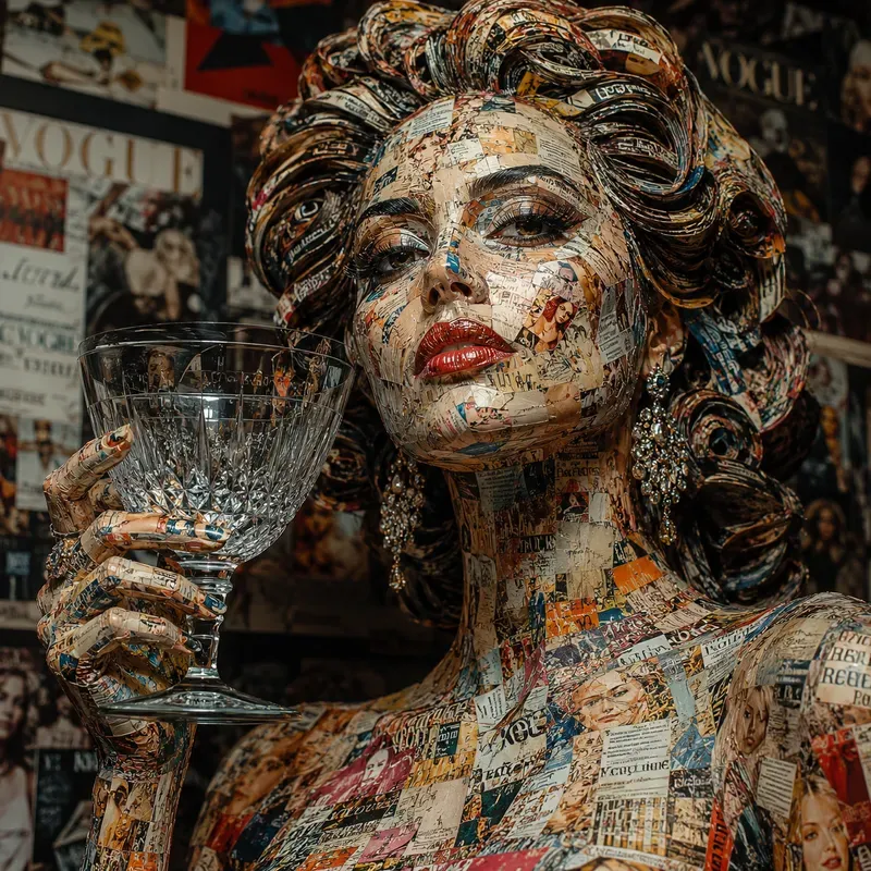 Magazine Mosaic Portraits Hypers