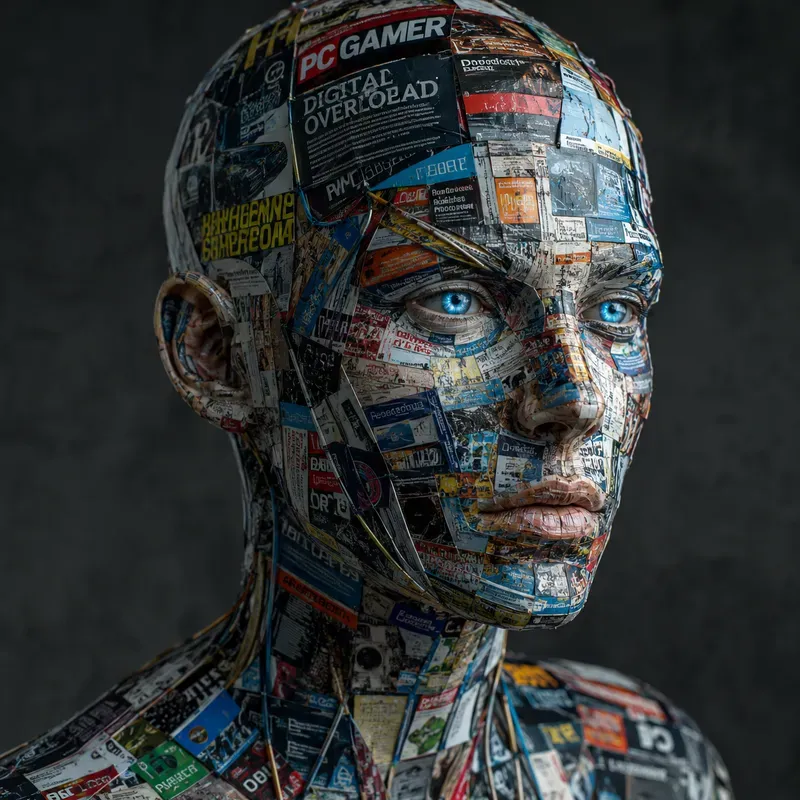 Magazine Mosaic Portraits Hypers