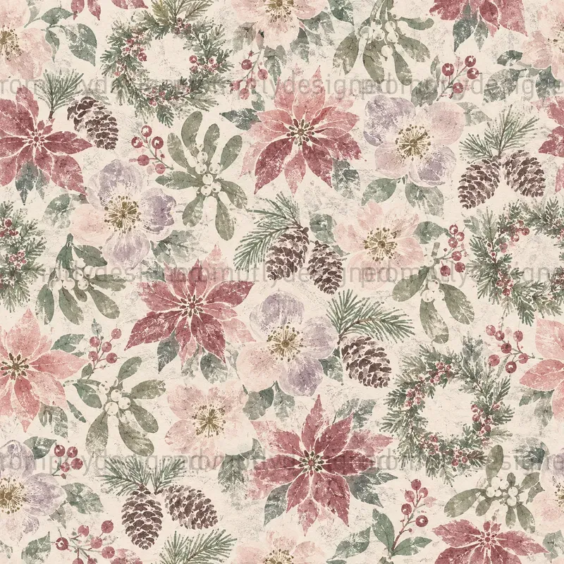 Christmas Winter Digital Papers