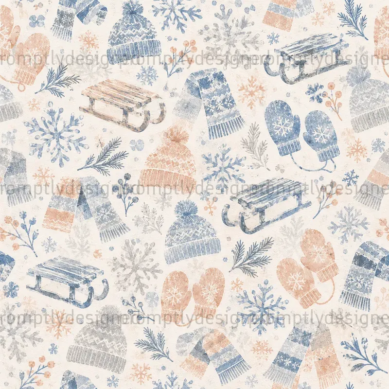 Christmas Winter Digital Papers