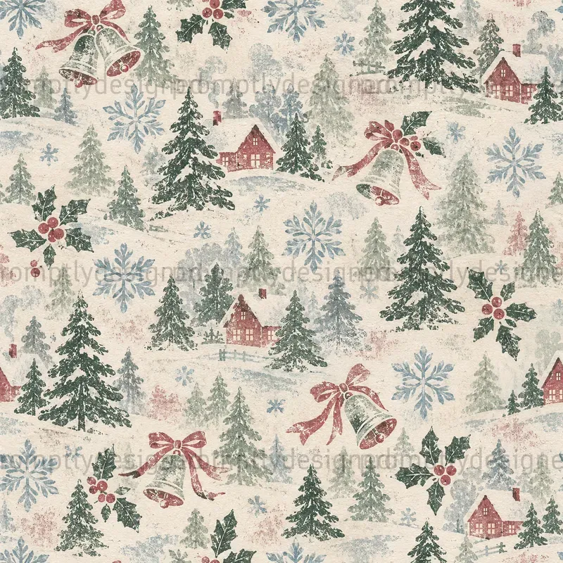 Christmas Winter Digital Papers