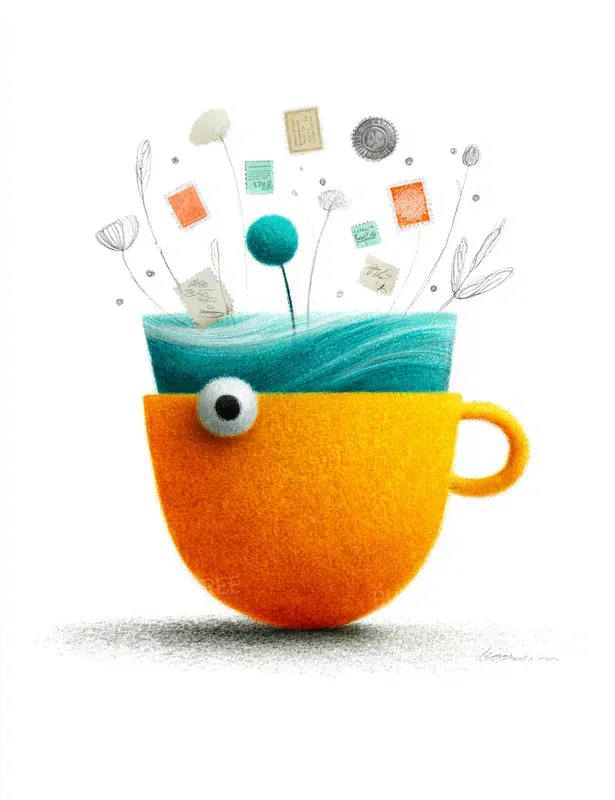 Summer Sips Junk Journal Pages