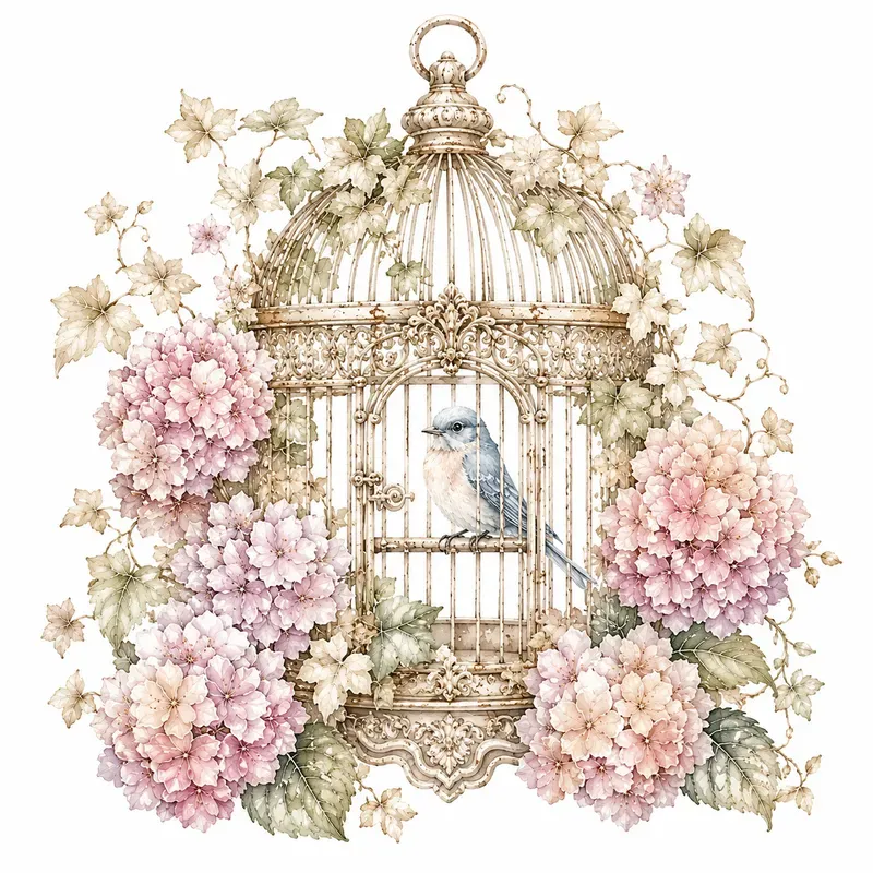 Vintage Shabby Chic Watercolor Creators