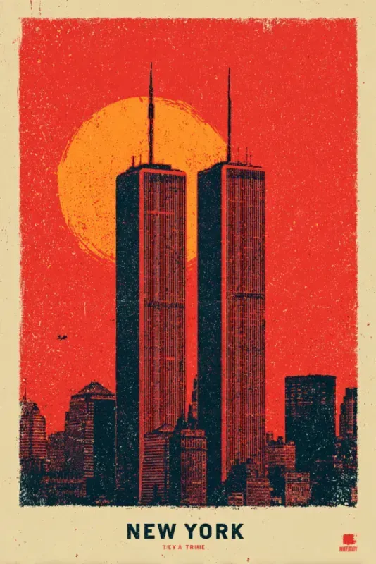 Cinematic Retro Travel Posters