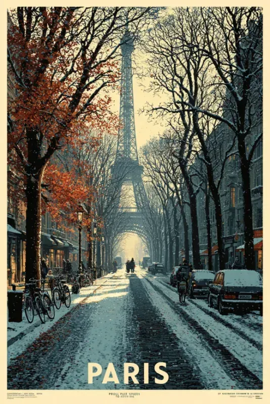 Cinematic Retro Travel Posters