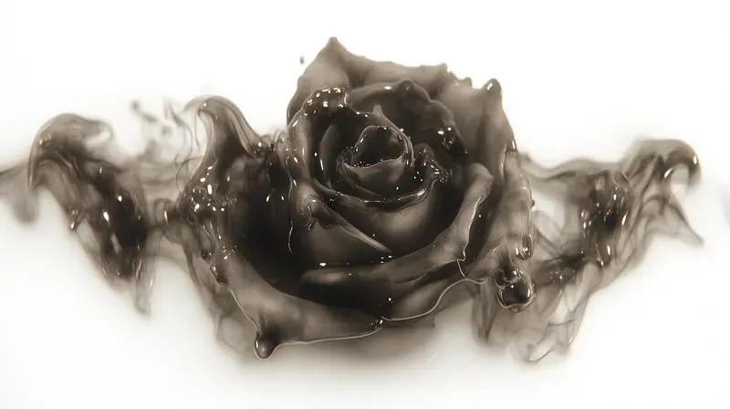 Chinese Ink Flowers Paintings