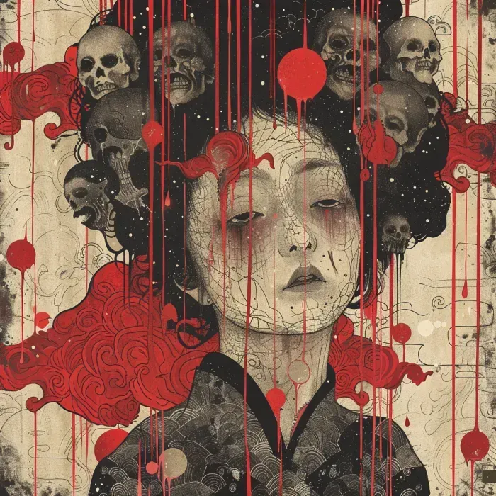 Grotesque Melting Horror Manga Art
