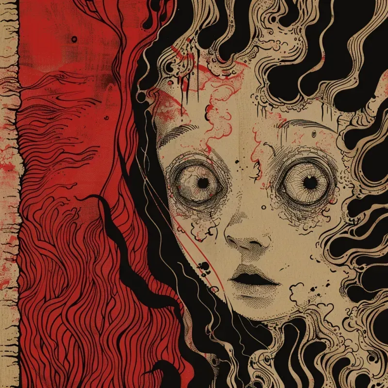 Grotesque Melting Horror Manga Art