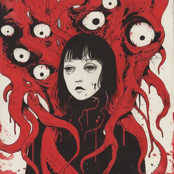 Grotesque Melting Horror Manga Art