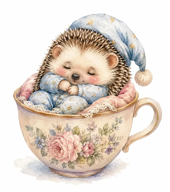 Cute Watercolor Nursery Animals