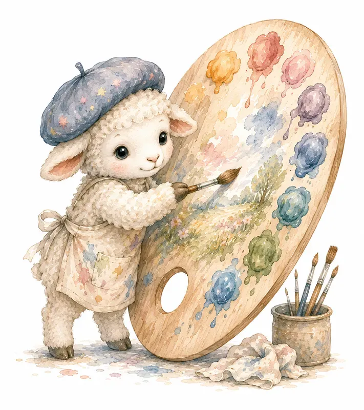 Cute Watercolor Nursery Animals