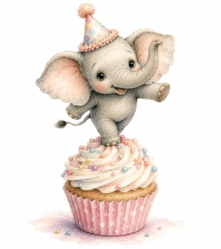 Cute Watercolor Nursery Animals