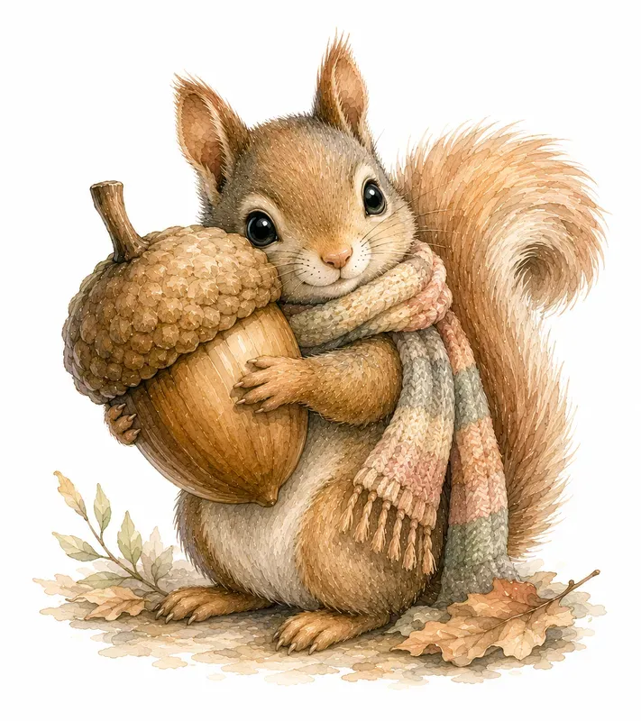 Cute Watercolor Nursery Animals