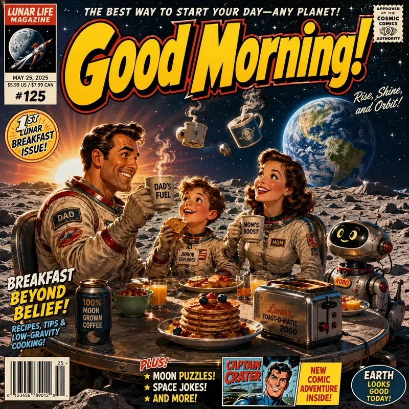 Retro Sunrise Cartoon Covers Packs