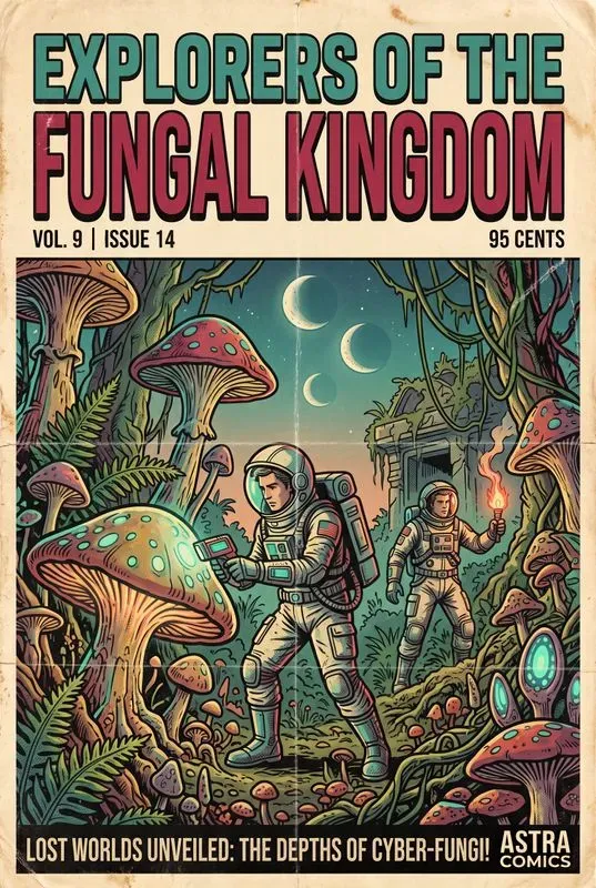 Retro Scifi Comic Posters