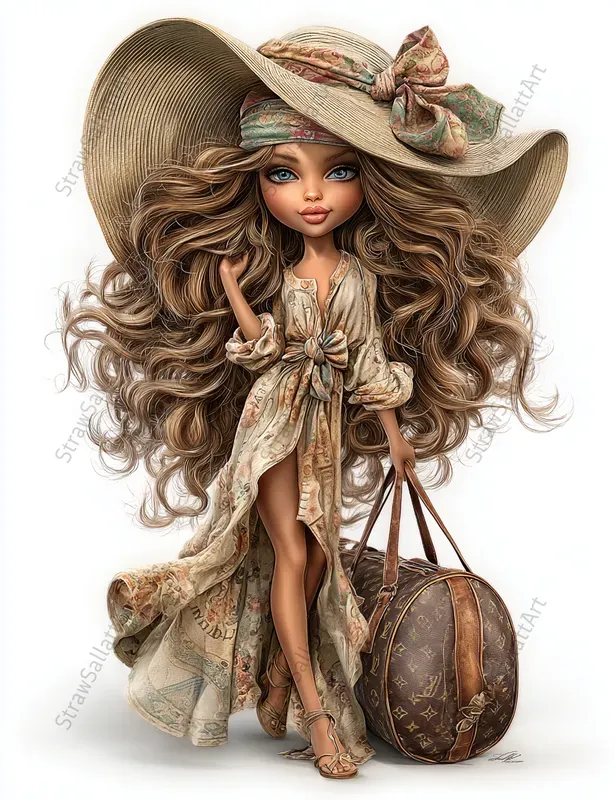 Aristocratic Girl Everyday Life Clipart