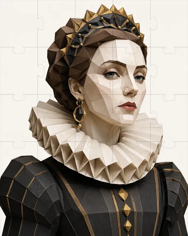 3D Digital Papercraft Portraits