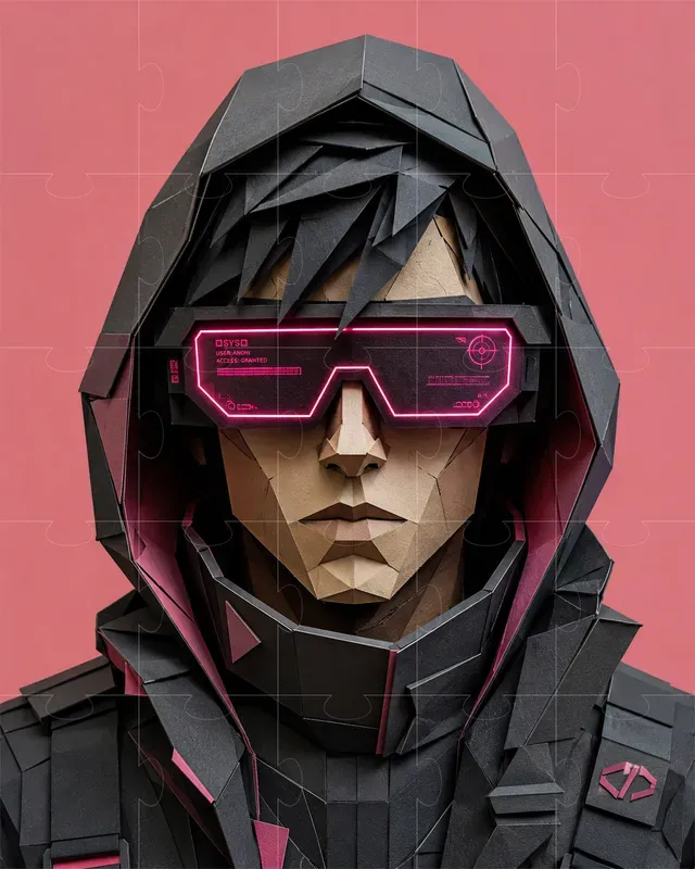 3D Digital Papercraft Portraits