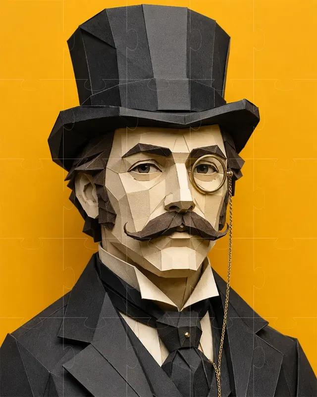 3D Digital Papercraft Portraits