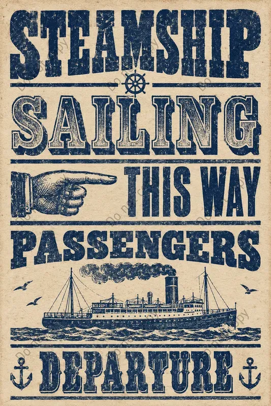 Vintage Wood Type Poster Prints