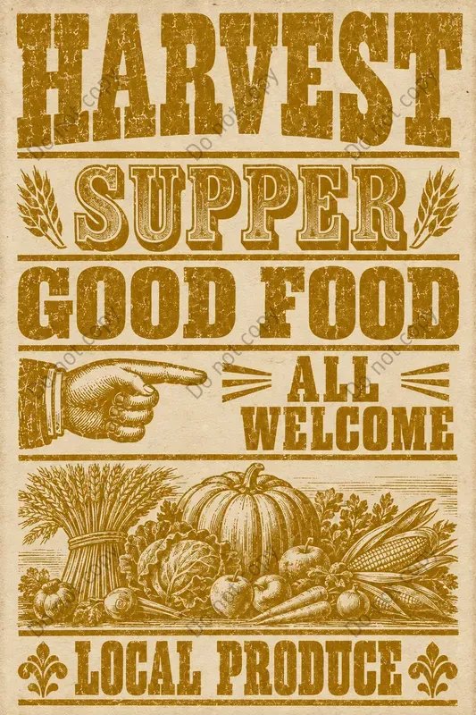 Vintage Wood Type Poster Prints