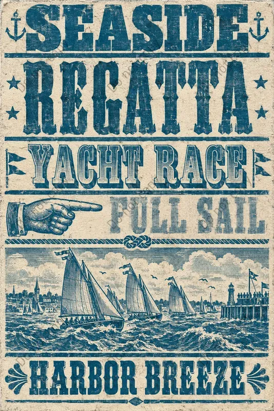 Vintage Wood Type Poster Prints