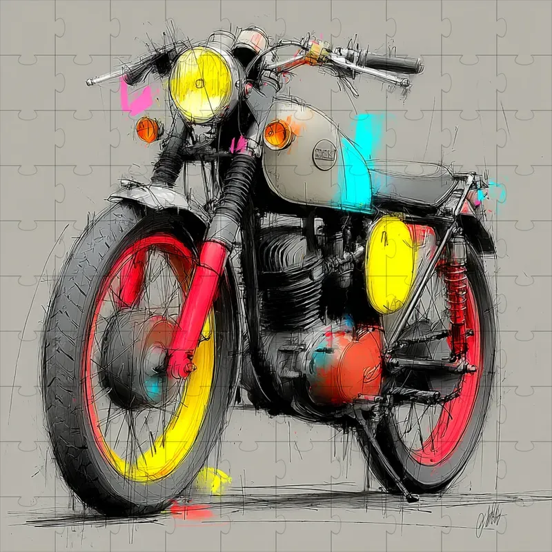 Sketch Ink Expressive Color Pops