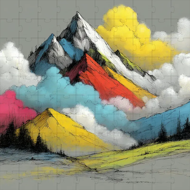 Sketch Ink Expressive Color Pops