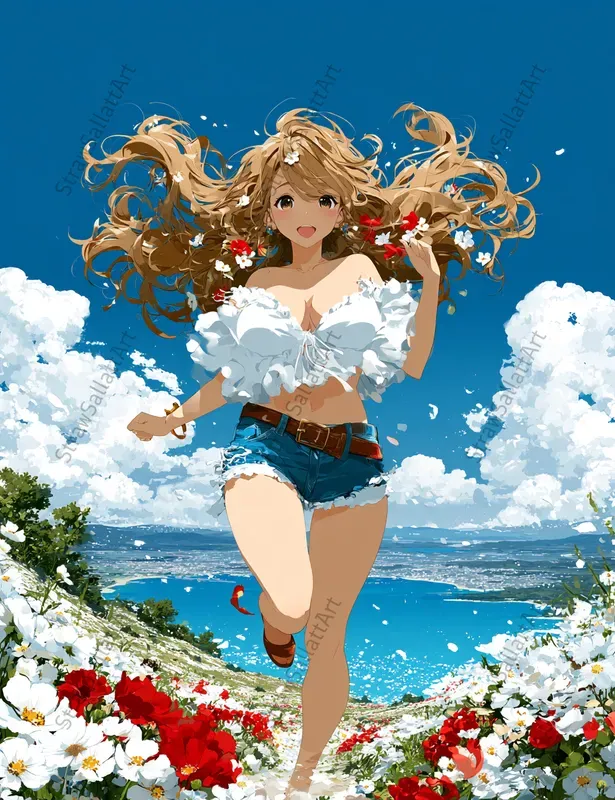 Anime Story Book Illustrations