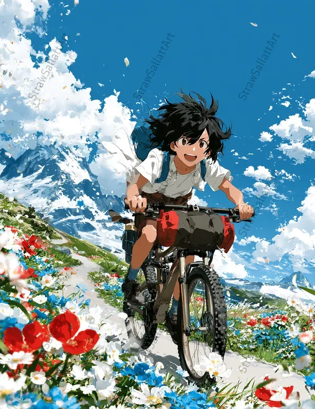 Anime Story Book Illustrations