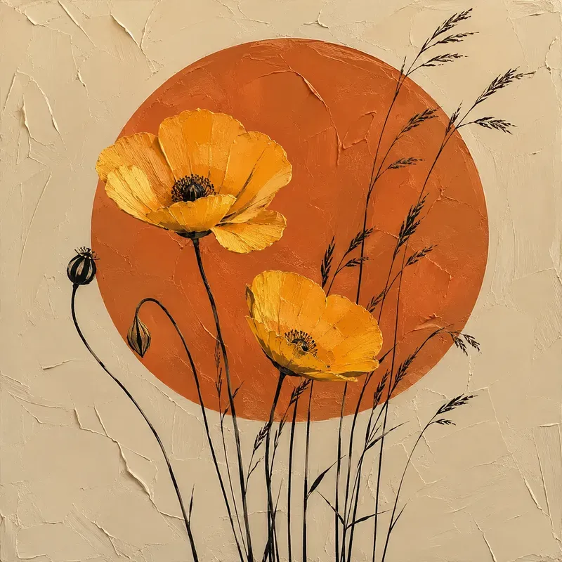 Minimalist Floral Canvases