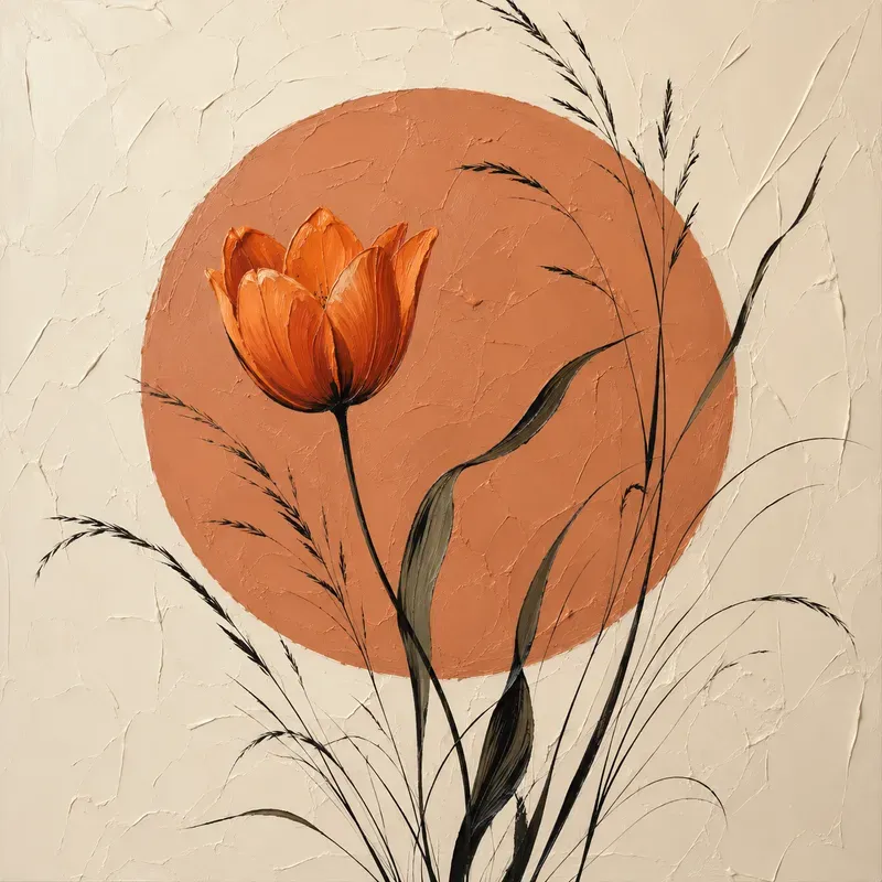 Minimalist Floral Canvases