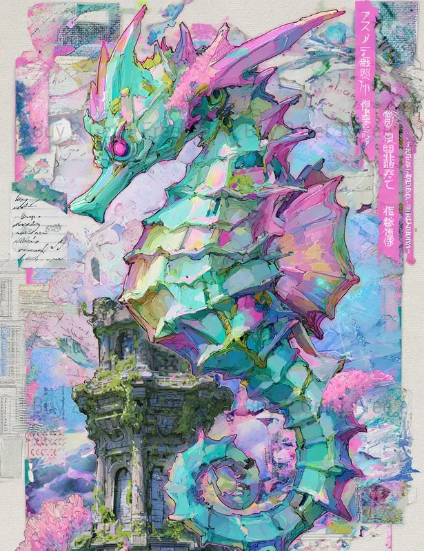 Mermaid Cyberpunk Junk Journals