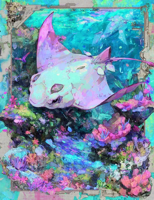 Mermaid Cyberpunk Junk Journals