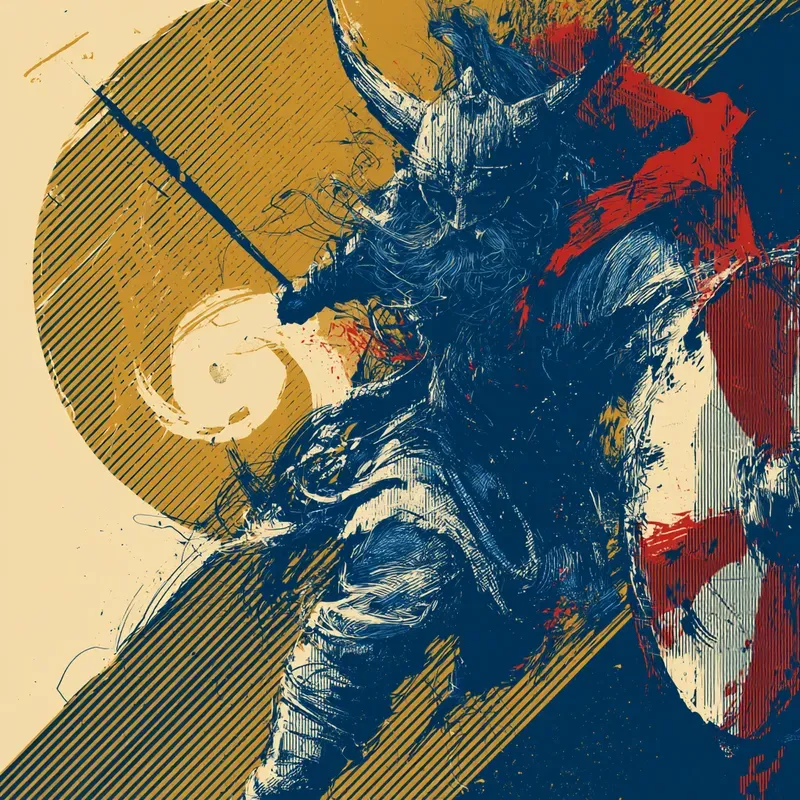 Retro Groovy Scribble Posters