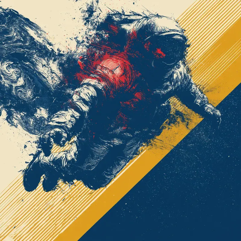 Retro Groovy Scribble Posters