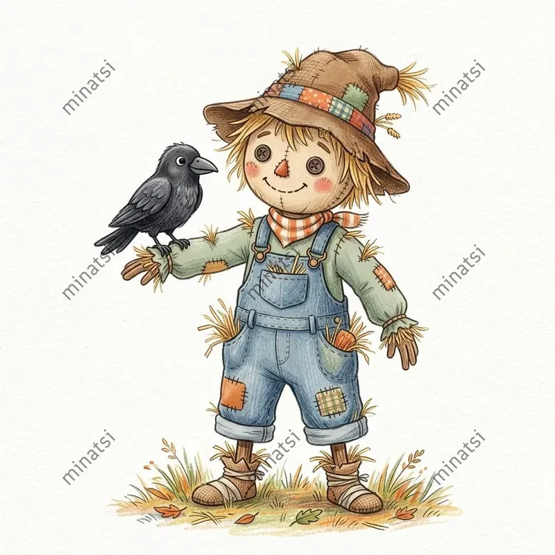 Cute Halloween Storybook Characters