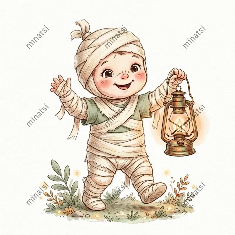 Cute Halloween Storybook Characters