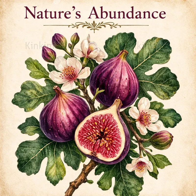 Vintage Botanical Fruit Posters