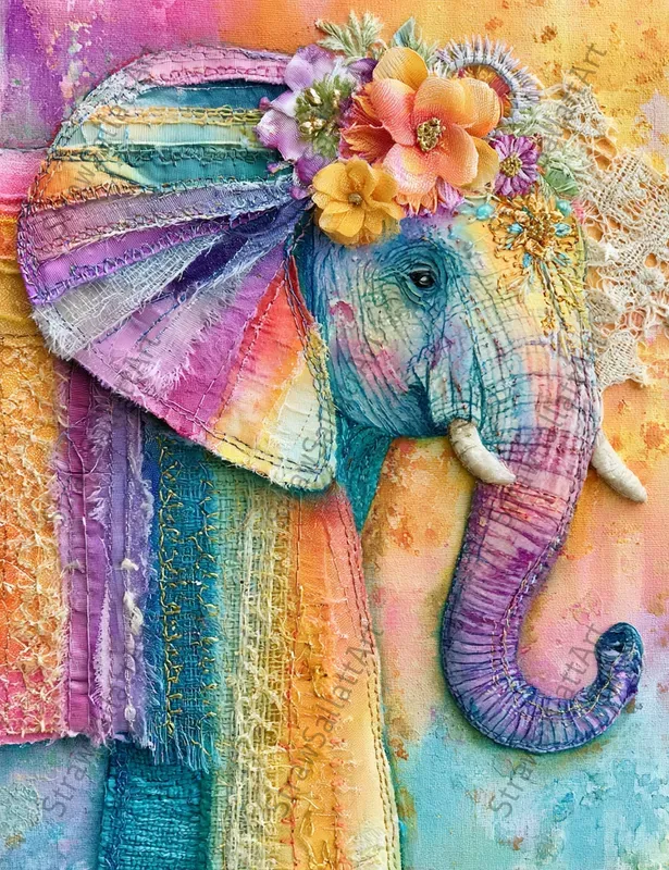 Colorful Boho Junk Journal Scrapbooks