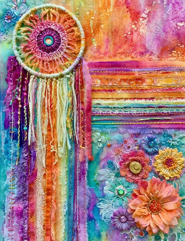 Colorful Boho Junk Journal Scrapbooks