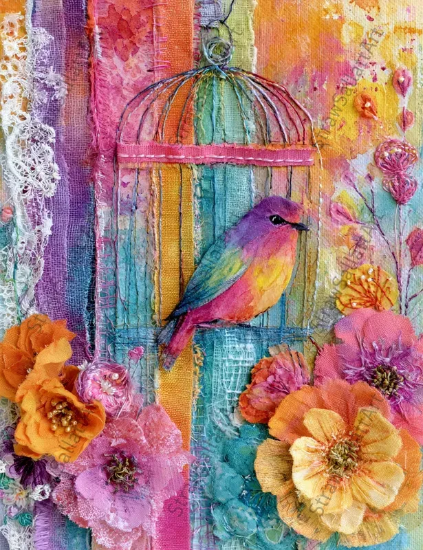 Colorful Boho Junk Journal Scrapbooks