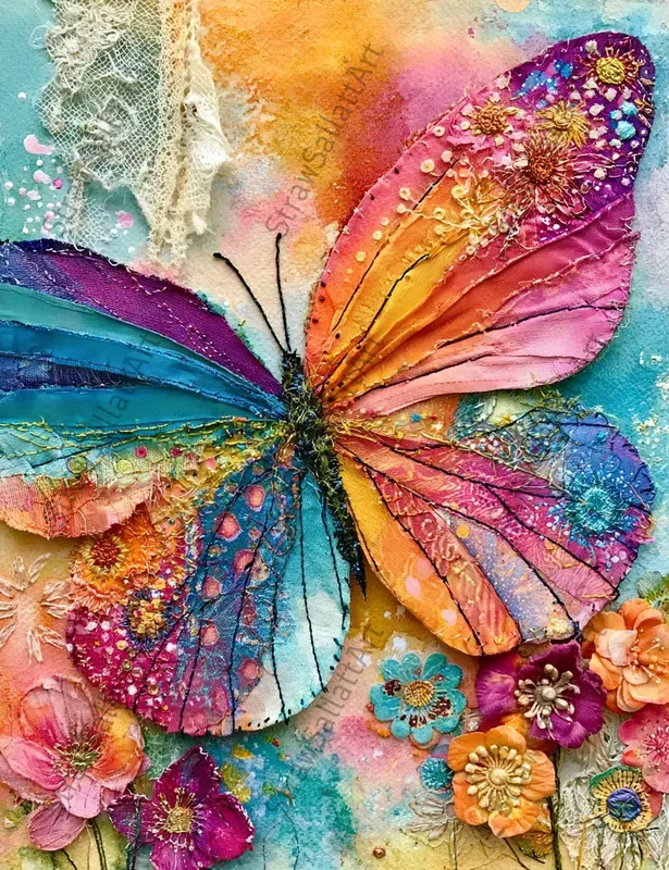 Colorful Boho Junk Journal Scrapbooks