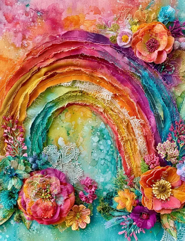Colorful Boho Junk Journal Scrapbooks