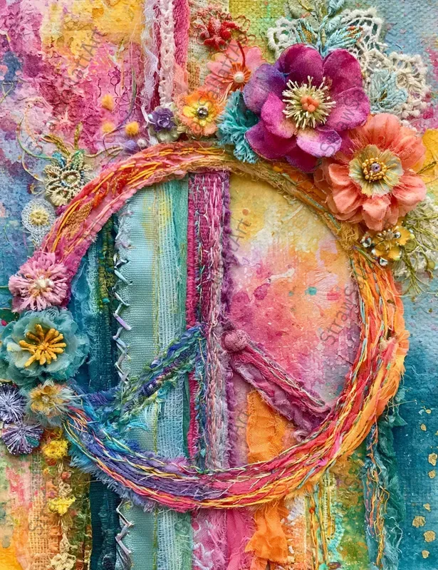 Colorful Boho Junk Journal Scrapbooks