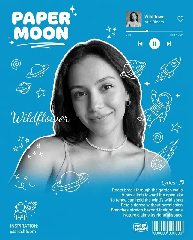 Cosmic Album Cover Templates