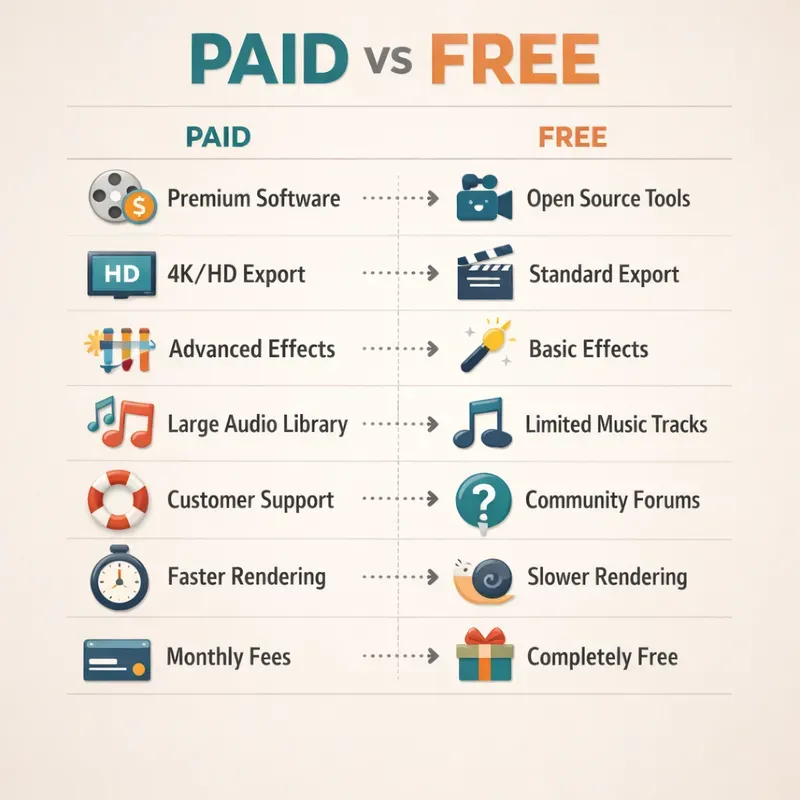 Paid Vs Free Tools Comparisons