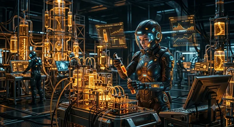 Bioluminescent Cybernetic Biolaboratories